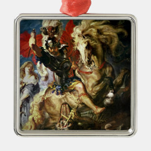 St. George and the Dragon, c.1606 Metal Tree Decoration