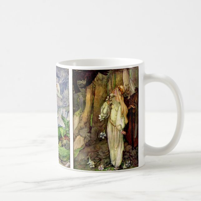 St George and the Dragon Fairy Tales Mug (Right)