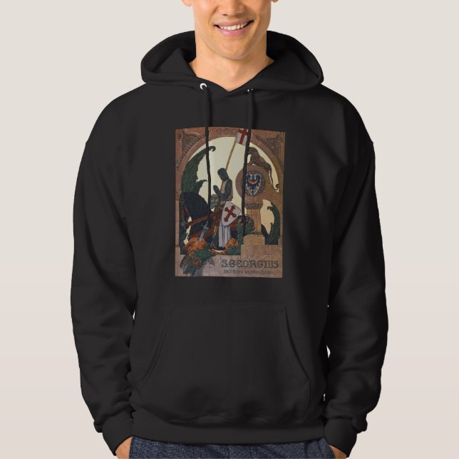 St George and the Dragon - Heinrich Lefler Hoodie (Front)