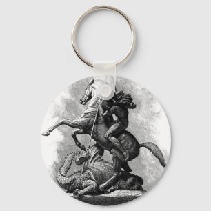 St George and the Dragon Key Ring