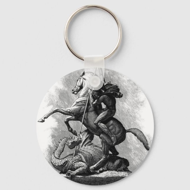 St George and the Dragon Key Ring (Front)