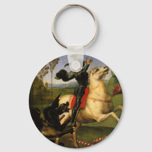 St George and the Dragon Key Ring