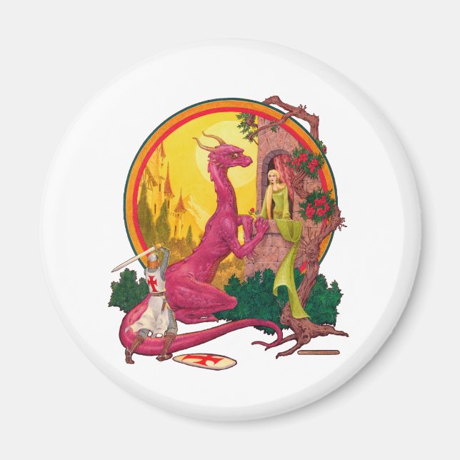 St.George and the Dragon Magnet (Front)