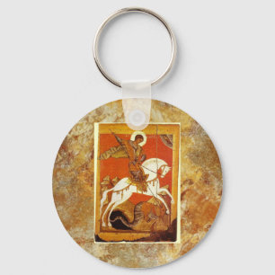 St.George and the Dragon Mediaeval Key Ring
