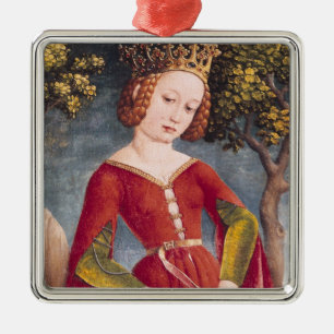 St. George and the Dragon Metal Ornament