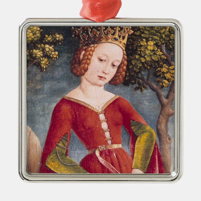 St. George and the Dragon Metal Ornament (Front)