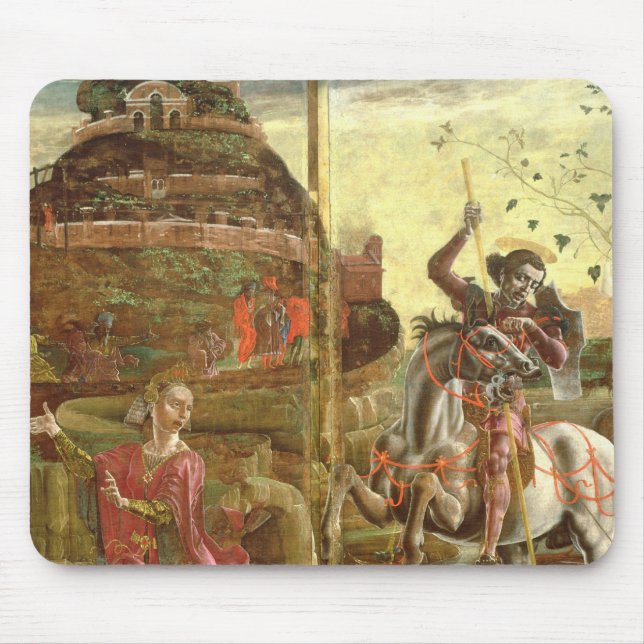 St. George and the Dragon Mouse Pad (Front)