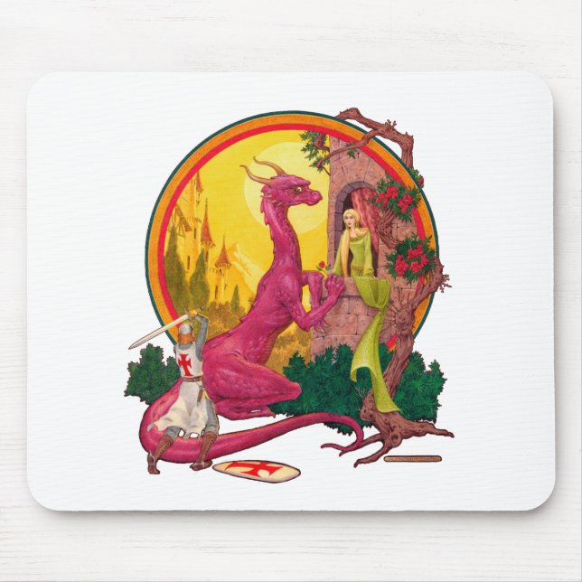 St.George and the Dragon Mouse Pad (Front)
