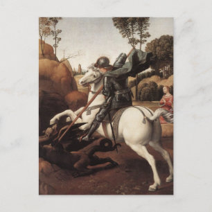 St George and the Dragon Postcard