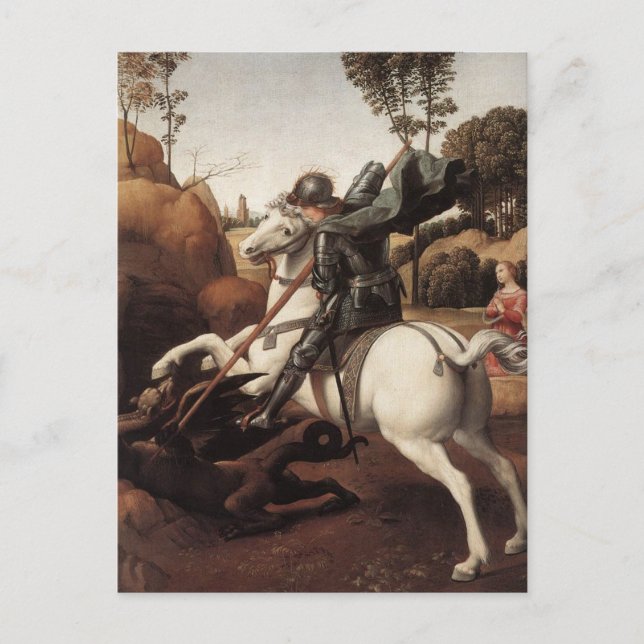 St George and the Dragon Postcard (Front)