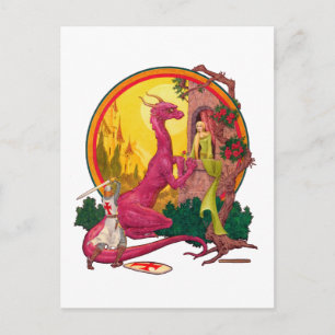 St.George and the Dragon Postcard