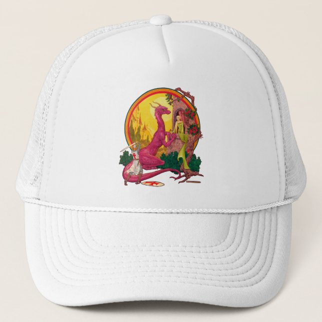 St.George and the Dragon Trucker Hat (Front)