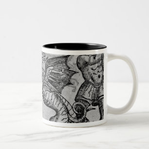 St George and the Dragon Two-Tone Coffee Mug