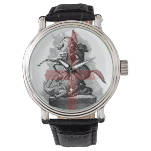 St George And The Dragon With England Cross Watch