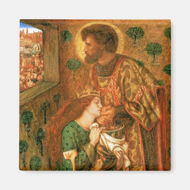 St George and the Princess Sabra Magnet (Front)