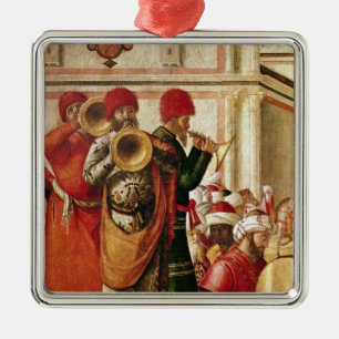 St. George Baptising the Gentiles Metal Ornament