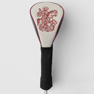 St George Dragon Jerusalem Cross Heritage Tattoo Golf Head Cover