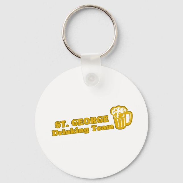 St. George Drinking Team tee shirts Key Ring (Front)