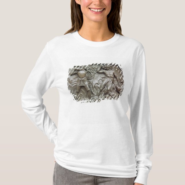 St. George Fighting the Dragon T-Shirt (Front)