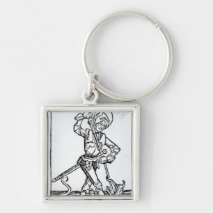 St. George, from the 'Liber Chronicarum' Key Ring