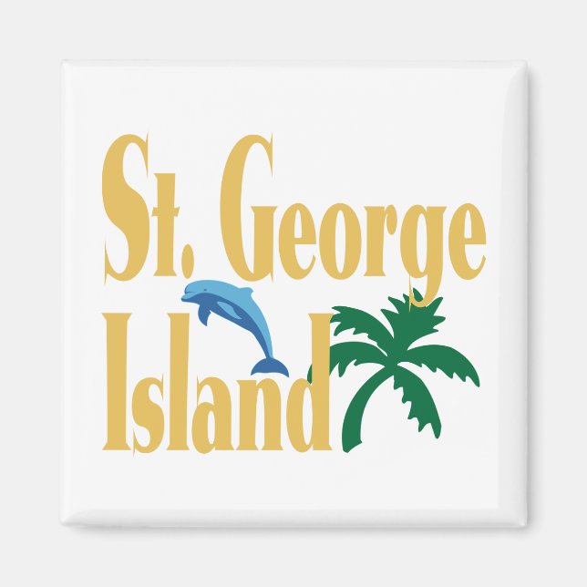 St. George Island Florida Magnet (Front)