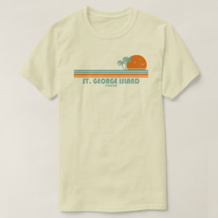 St. George Island Florida Sun Palm Trees T-Shirt