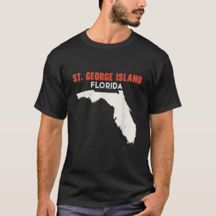 St George Island Florida USA State America Travel T-Shirt