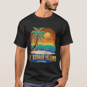 St. George Island Florida Vintage Distressed Souve T-Shirt
