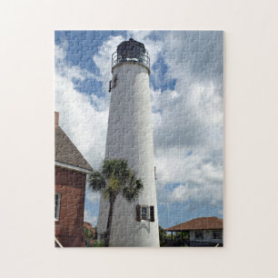 St George Island Lighthouse created on a  Jigsaw Puzzle