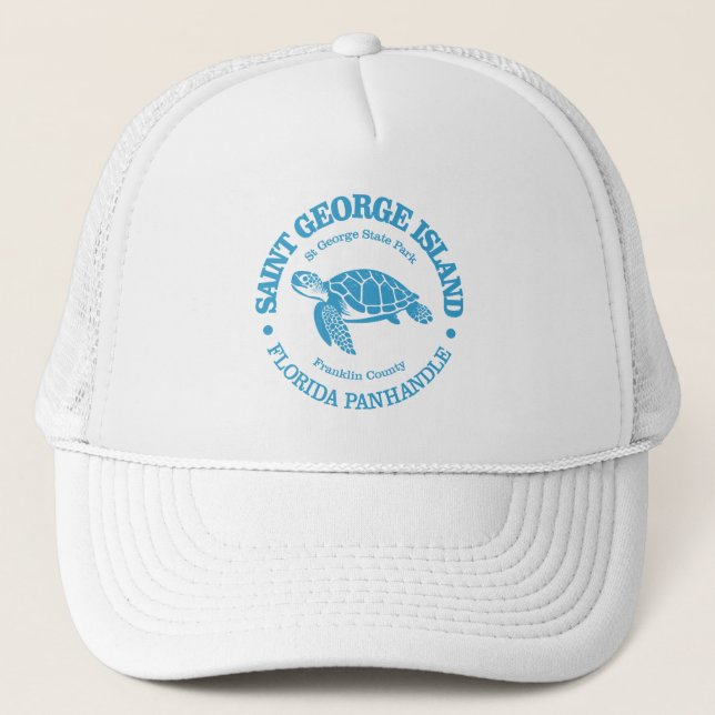 St George Island (sea turtle) Trucker Hat (Front)