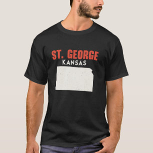 St George Kansas USA State America Travel Kansan T-Shirt