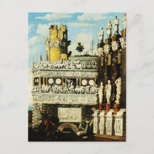 St George Kills Dragon François de Nomé Fine Art Postcard