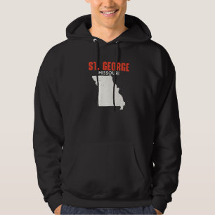 St George Missouri USA State America Travel Missou Hoodie