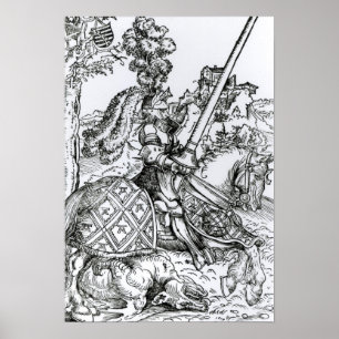 St. George on Horseback, 1507 Poster