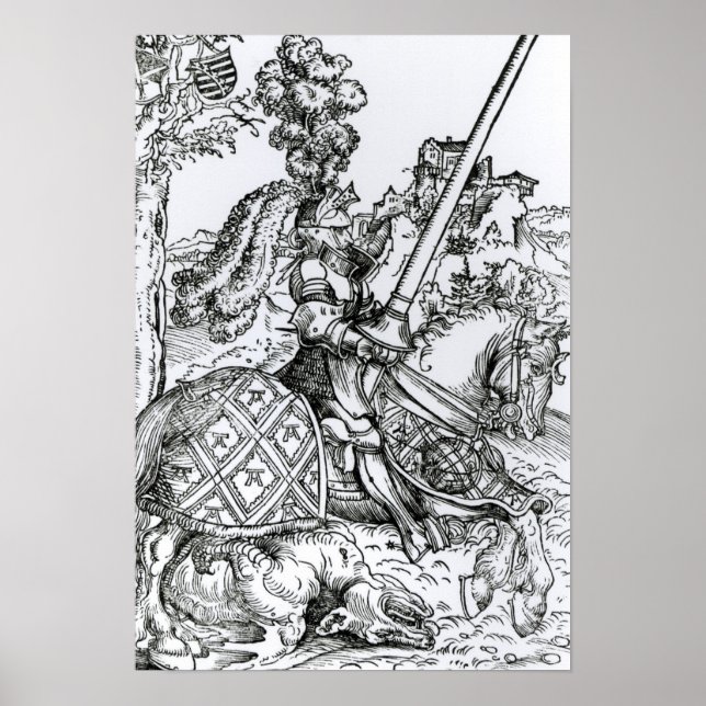 St. George on Horseback, 1507 Poster (Front)