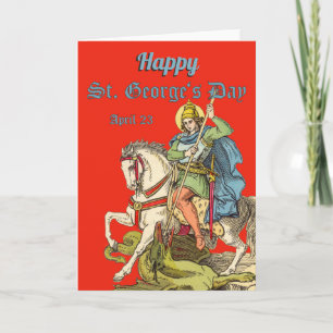 St. George on Horseback (BS 01) Card