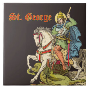 St. George on Horseback (BS 01) Ceramic Tile
