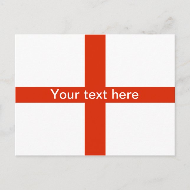 St George Post Card (Personalise your text) (Front)
