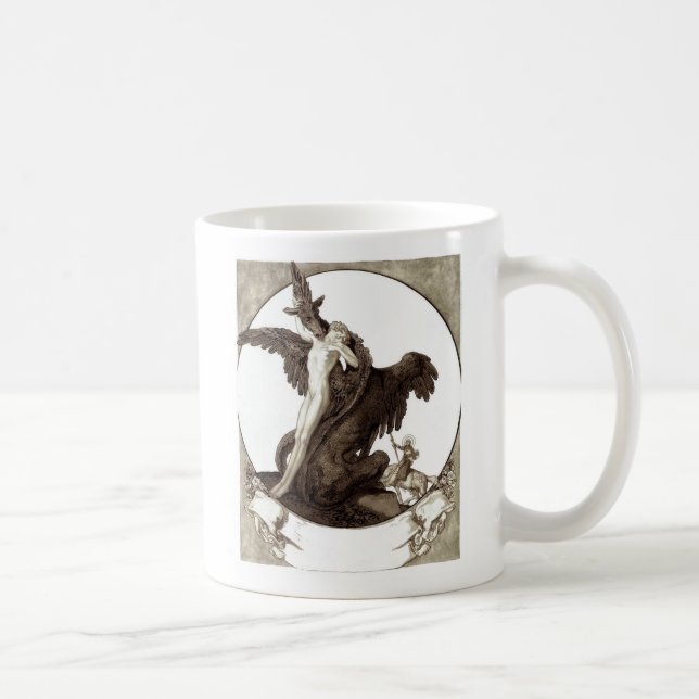 St. George Rescuing a Maiden from a Dragon Coffee Mug (Right)