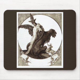 St. George Rescuing a Maiden from a Dragon Mouse Pad