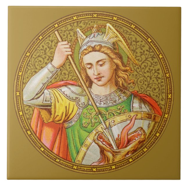 St. George (SNV 13) Ceramic Tile (Front)