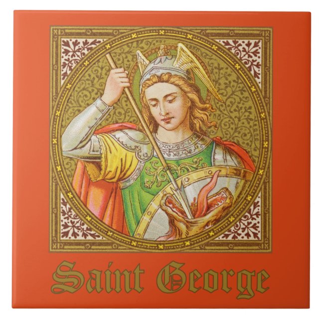 St. George (SNV 13) Ceramic Tile (Front)