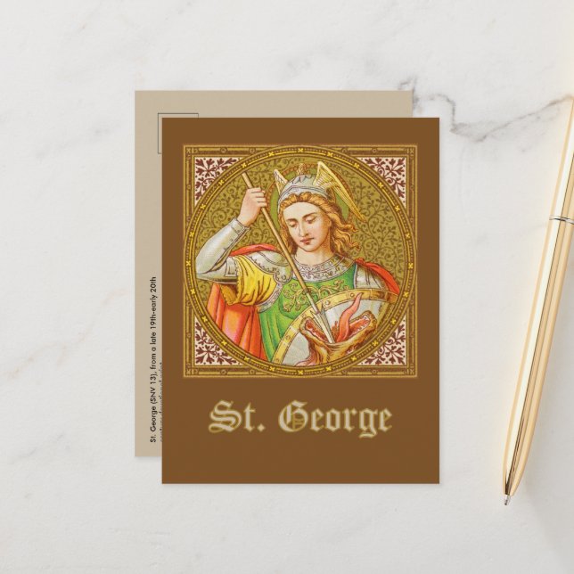 St. George (SNV 13) Postcard (Front/Back In Situ)