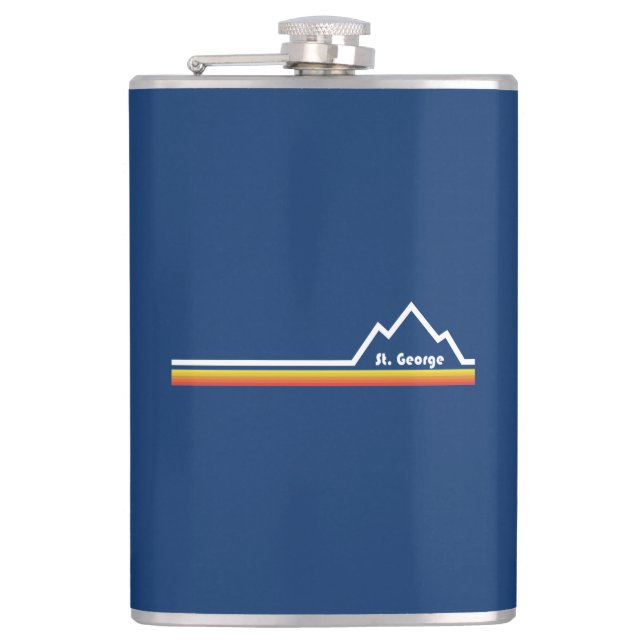 St. George, Utah Hip Flask (Front)