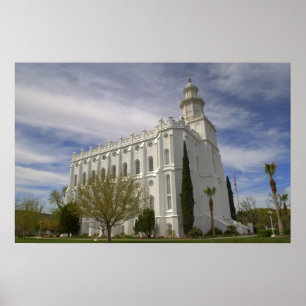 St. George, Utah LDS Temple Poster