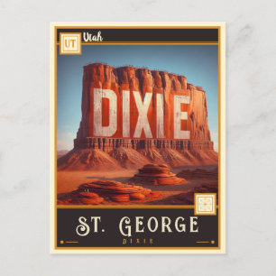 St. George, Utah   Vintage Postcard