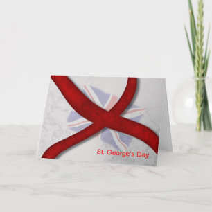 St. George's Day Celebration Cross Of St. George Card