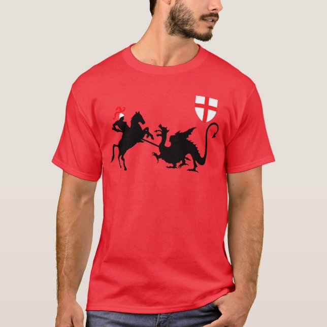 St George's Day English flag T-Shirt (Front)