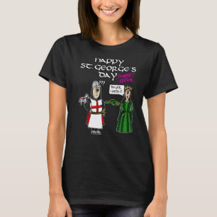 St Georges Day George Dragon Princess Feminist Edi T-Shirt