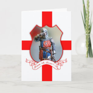 St. George's Day Greeting Card With Knight